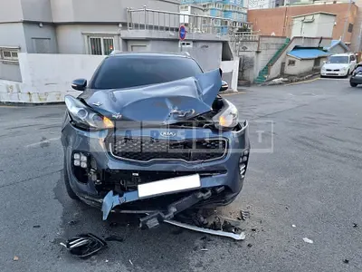 Photo 1 of 13: 2015 Kia Sportage, VIN KNAP6815GGK025444 — Korean insurance auction