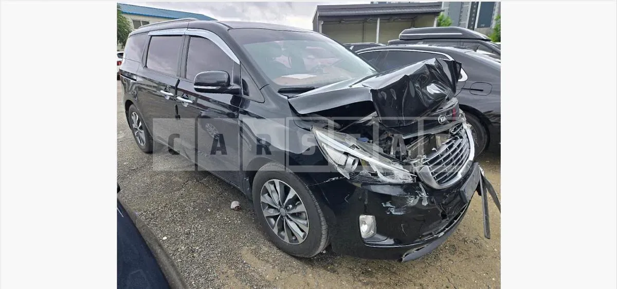 Photo 2 of 8: 2015 Kia Carnivals, VIN KNHMF37ABGS153537 — Korean insurance auction