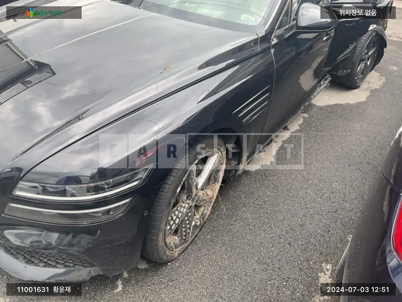 Photo 2 of 28: 2021 Genesis G80, VIN KMTGB41CDNU109963 — Korean insurance auction