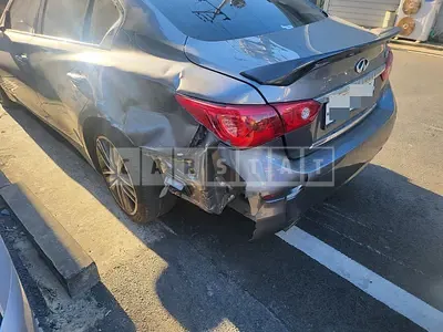 Photo 1 of 10: 2015 Infiniti Q50 2.2d, VIN JNKDV71E5FM531555 — Korean insurance auction