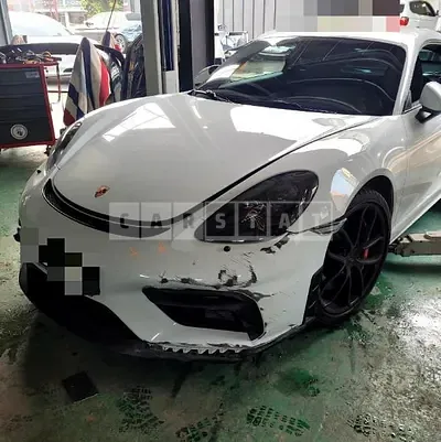 Photo 1 of 8: 2023 Porsche 718 Cayman GT4, VIN WP0AC2087PS275041 — Korean insurance auction