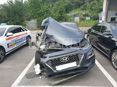 Photo 1 of 17: 2020 Hyundai Kona, VIN KMHK4815GLU457949 — Korean insurance auction