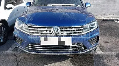 Photo 1 of 47: 2016 Volkswagen Touareg V6 3.0 TDI BMT, VIN WVGZZZ7PZGD033219 — Korean insurance auction
