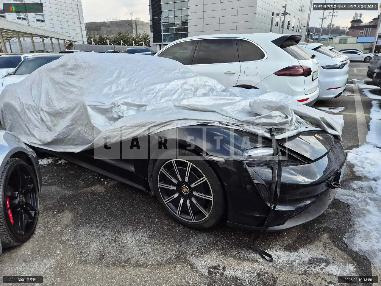 Photo 2 of 14: 2021 Porsche Taycan, VIN WP0AA2Y18NSA10400 — Korean insurance auction