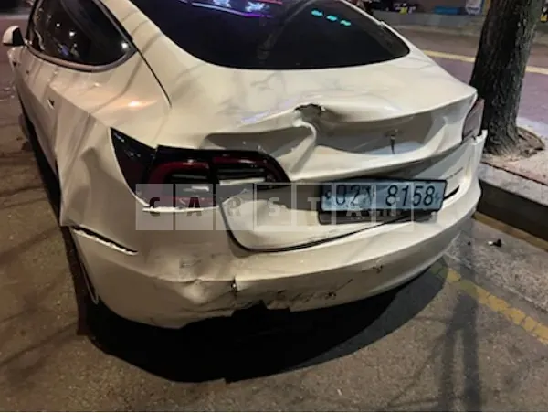 Photo 2 of 14: 2021 Tesla Model 3 Long Range, VIN 5YJ3E1EB4MF891562 — Korean insurance auction