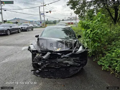 Photo 1 of 13: 2020 Tesla Model 3 Long Range, VIN 5YJ3E1EB1LF695285 — Korean insurance auction