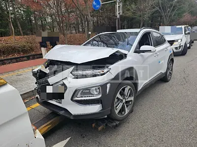 Photo 1 of 14: 2018 Hyundai Kona, VIN KMHK3816GJU218352 — Korean insurance auction