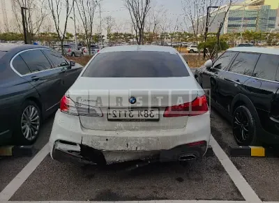 Photo 1 of 9: 2018 BMW 520d, VIN WBAJC3108JG994124 — Korean insurance auction
