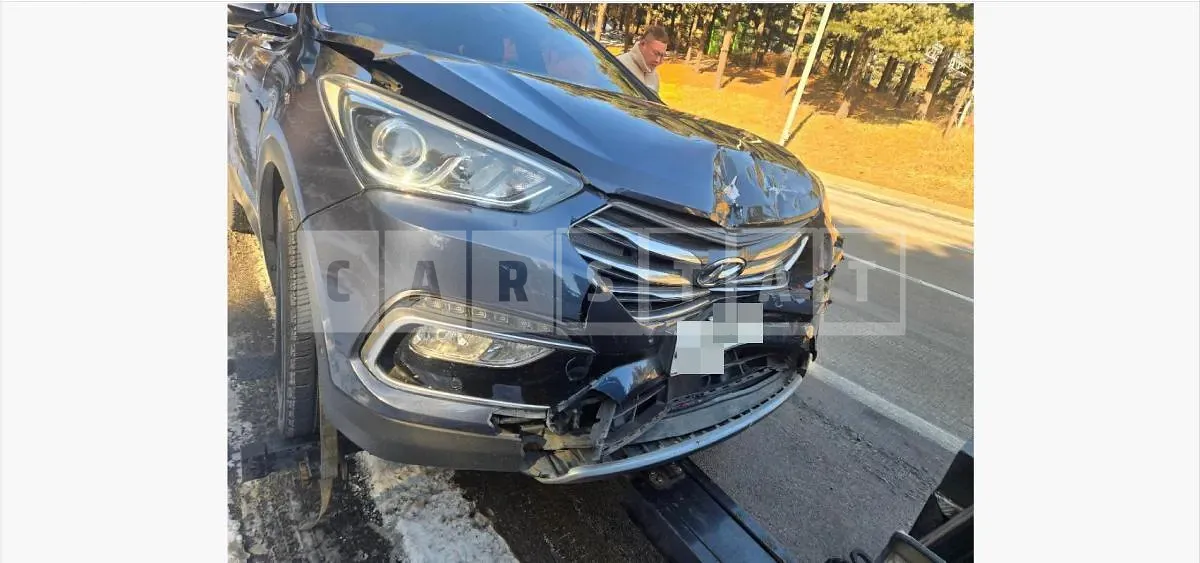 Photo 2 of 2: 2015 Hyundai Santa Fe DM Diesel — Korean insurance auction