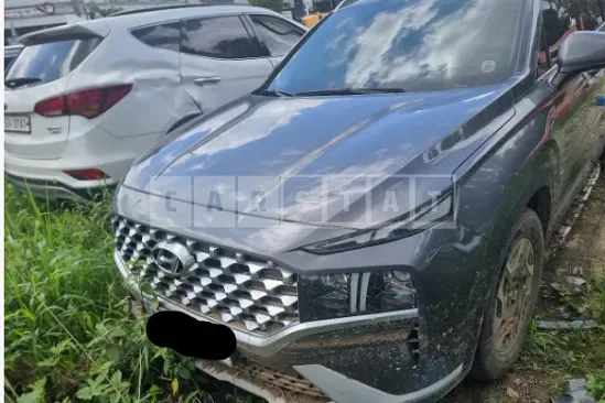 Photo 2 of 8: 2022 Hyundai Santa Fe — Korean insurance auction