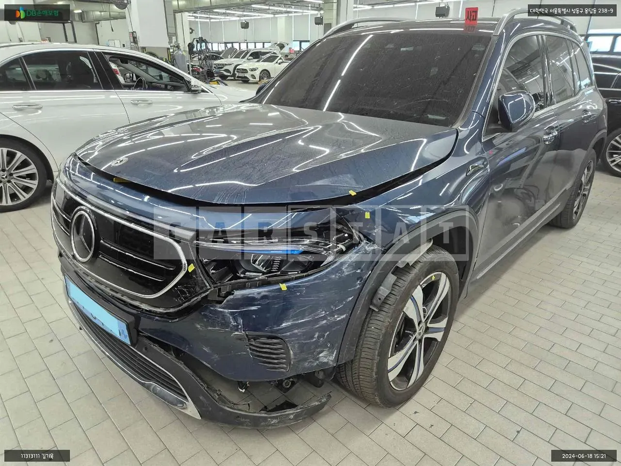 Photo 2 of 13: 2023 Mercedes-Benz EQB300 4Matic, VIN W1N9M0JB1PN028259 — Korean insurance auction