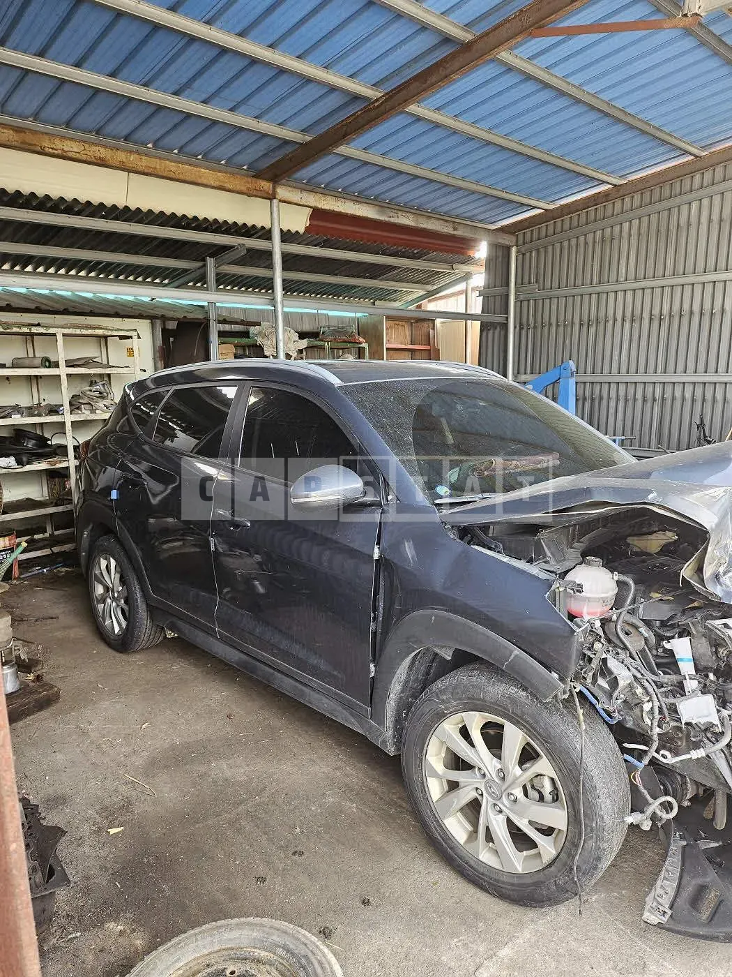 Photo 2 of 7: 2020 Hyundai Tucson, VIN KMHJ3817GLU328677 — Korean insurance auction
