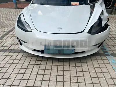Photo 1 of 8: 2021 Tesla Model 3 Long Range — Korean insurance auction