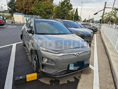 Photo 1 of 15: 2019 Hyundai Kona Electric, VIN KMHK361GFKU033807 — Korean insurance auction