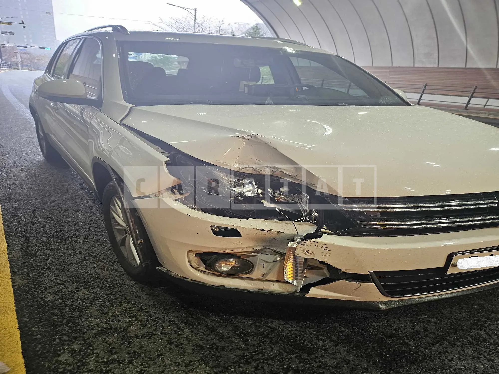Photo 3 of 3: 2016 Volkswagen Tiguan 2.0 TDI BMT, VIN WVGZZZ5NZGW542218 — Korean insurance auction