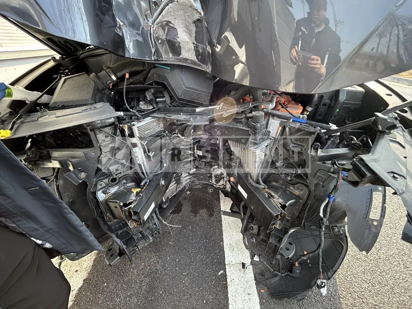 Photo 2 of 11: 2023 Hyundai Tucson 1.6 Hybrid, VIN KMHJC811BPU131171 — Korean insurance auction