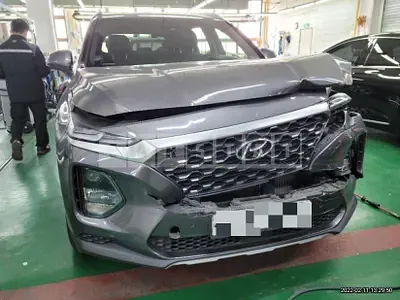 Photo 1 of 17: 2019 Hyundai Santa Fe 2.0, VIN KMHS281BBLU206906 — Korean insurance auction