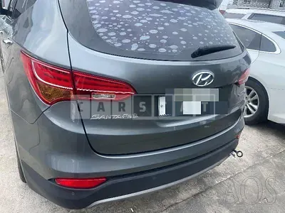 Photo 1 of 15: 2014 Hyundai Santa Fe, VIN KMHSW81UDFU313955 — Korean insurance auction