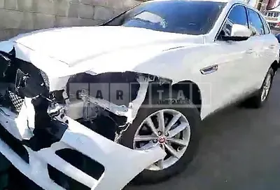 Photo 1 of 14: 2017 Jaguar F-Pace 20d, VIN SADCA2BN0HA499505 — Korean insurance auction