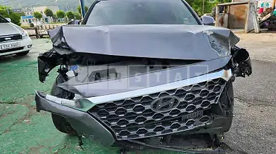 Photo 1 of 19: 2020 Hyundai Santa Fe, VIN KMHS281BBLU256861 — Korean insurance auction