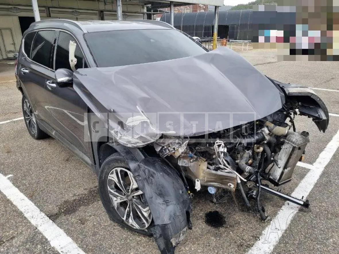 Photo 2 of 8: 2018 Hyundai Santa Fe TM 2.0, VIN KMHS381BBKU066114 — Korean insurance auction