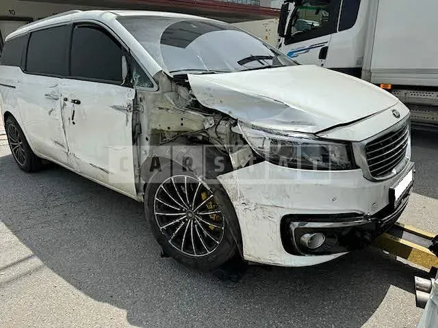 Photo 2 of 28: 2015 Kia Carnival Limousine, VIN KNAME81ABGS119085 — Korean insurance auction