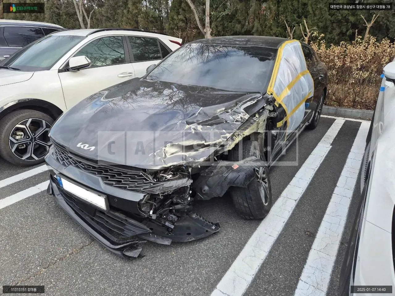 Photo 2 of 10: 2022 Kia K5, VIN KNAG241ABNA178543 — Korean insurance auction