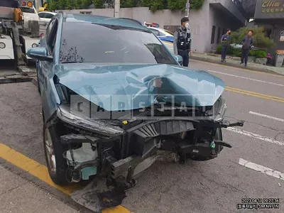 Photo 1 of 12: 2018 Hyundai Kona, VIN KMHK4815GJU137773 — Korean insurance auction