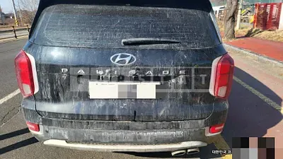 Photo 1 of 17: 2020 Hyundai Palisade 2.2, VIN KMHR381ABLU123894 — Korean insurance auction