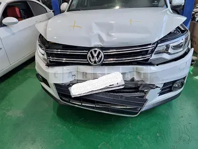 Photo 1 of 20: 2015 Volkswagen Tiguan 2.0 TDI Blue Motion, VIN WVGZZZ5NZFW606280 — Korean insurance auction