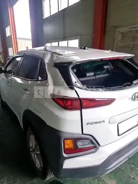 Photo 2 of 23: 2018 Hyundai Kona, VIN KMHK3816GJU121883 — Korean insurance auction