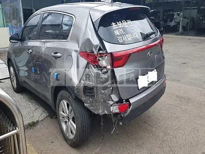 Photo 1 of 13: 2018 Kia Sportage, VIN KNAPN815GJK514045 — Korean insurance auction