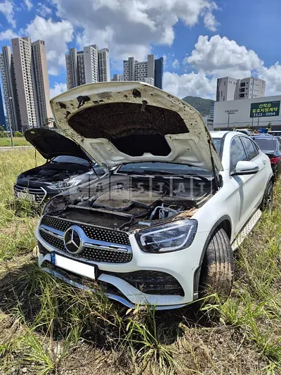 Photo 1 of 9: 2021 Mercedes-Benz GLC220d 4Matic Coupe, VIN W1N0J1FB9MF956519 — Korean insurance auction