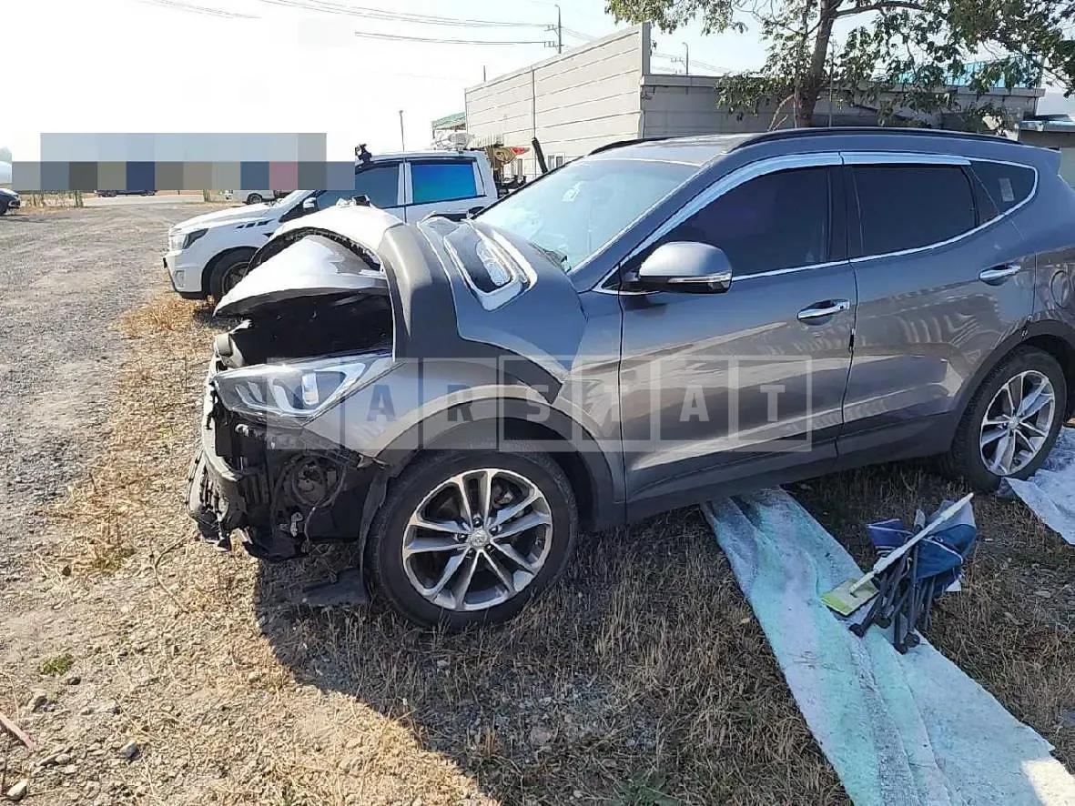 Photo 2 of 23: 2015 Hyundai Santa Fe 2.0, VIN KMHSW81UBGU539026 — Korean insurance auction