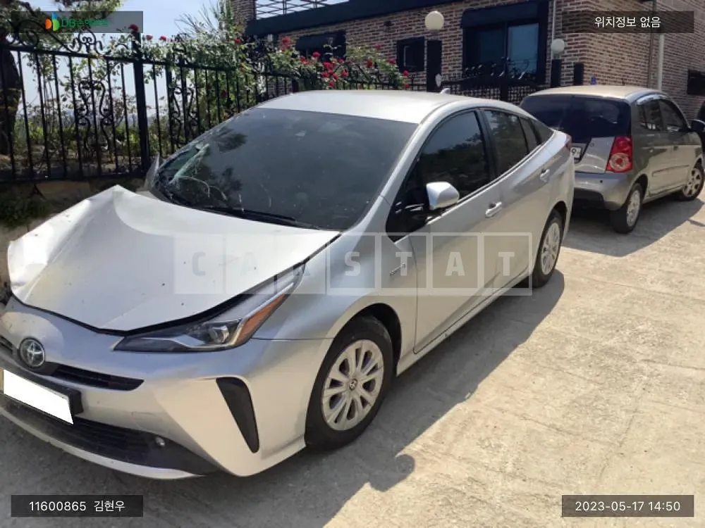 Photo 2 of 15: 2022 Toyota Prius 2WD, VIN JTDKAMFU0N3180755 — Korean insurance auction
