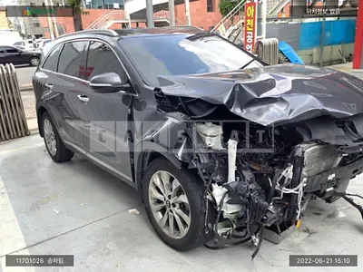 Photo 1 of 10: 2018 Kia Sorento, VIN KNAPS81ABKA473452 — Korean insurance auction