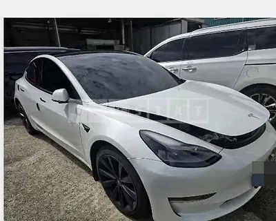 Photo 1 of 17: 2021 Tesla Model 3 Long Range — Korean insurance auction