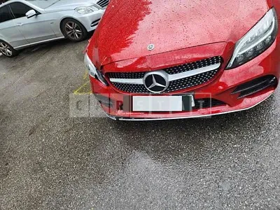 Photo 1 of 17: 2019 Mercedes-Benz C220d 4Matic, VIN WDDWF1FB5KR491743 — Korean insurance auction