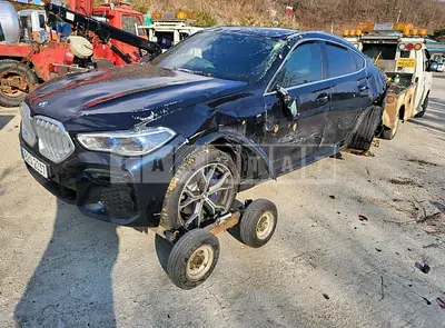 Photo 1 of 10: 2022 BMW X6 xDrive 40i, VIN WBACY6104N9J24439 — Korean insurance auction