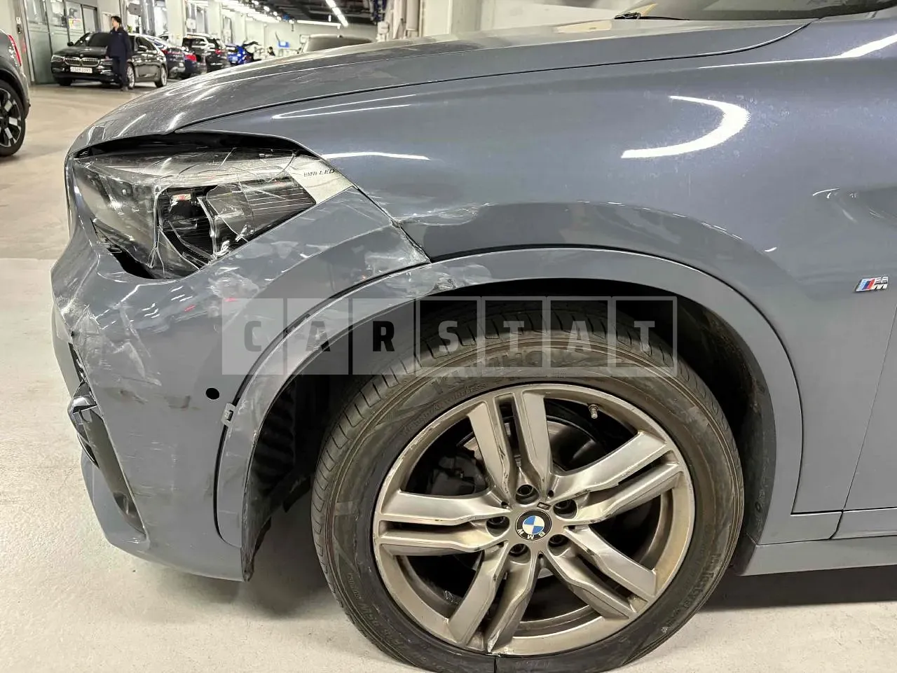 Photo 2 of 32: 2021 BMW X1 xDrive 18d, VIN WBA31AD08N5T79721 — Korean insurance auction