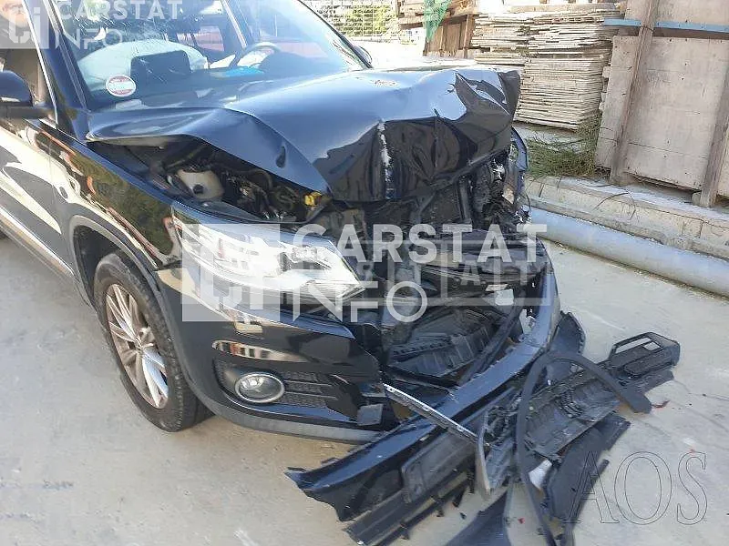 Photo 2 of 15: 2015 Volkswagen Tiguan 2.0 TDI Blue Motion, VIN WVGZZZ5NZFW556587 — Korean insurance auction