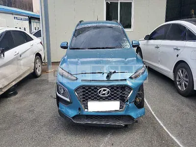 Photo 1 of 21: 2017 Hyundai Kona, VIN KMHK4815GJU027400 — Korean insurance auction