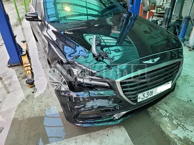 Photo 1 of 23: 2018 Hyundai Genesis /G80, VIN KMHGL41DDJU296606 — Korean insurance auction