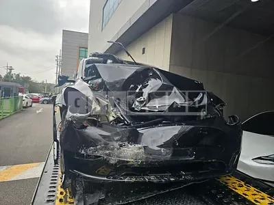 Photo 1 of 5: 2024 Tesla Model Y RWD — Korean insurance auction