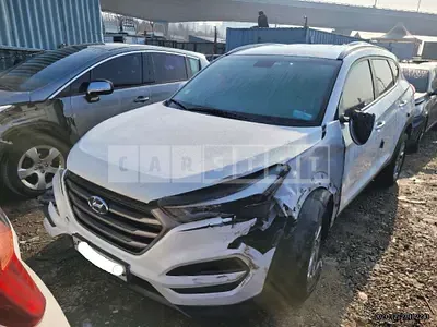 Photo 1 of 12: 2016 Hyundai Tucson, VIN KMHJ3815GGU189755 — Korean insurance auction