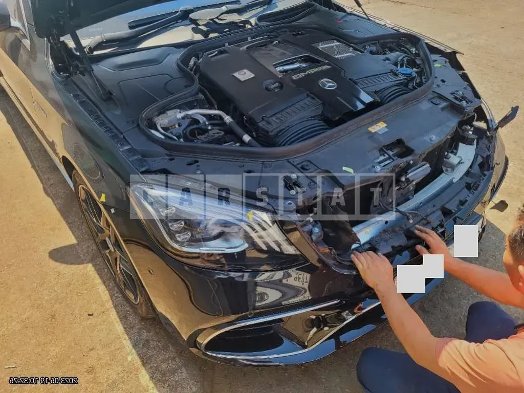 Photo 2 of 9: 2019 Mercedes-Benz S63 4Matic + L, VIN WDDUG8JB2KA455916 — Korean insurance auction