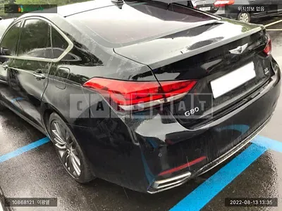 Photo 1 of 8: 2016 Genesis G80, VIN KMHGN41DDHU188529 — Korean insurance auction