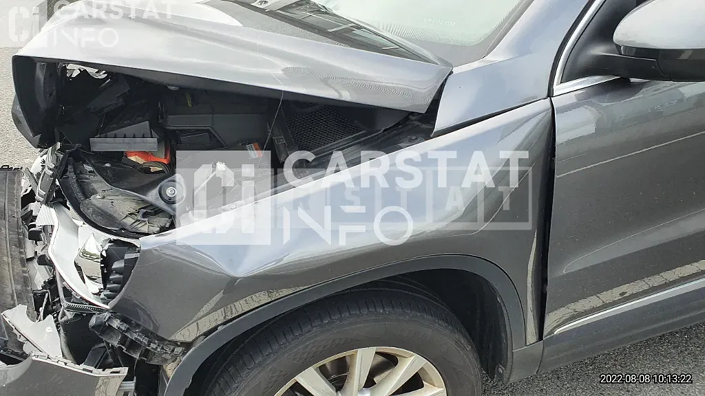 Photo 2 of 18: 2015 Volkswagen Tiguan 2.0 TDI Blue Motion, VIN WVGZZZ5NZFW584219 — Korean insurance auction