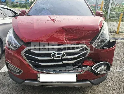 Photo 1 of 7: 2015 Hyundai Tucson, VIN KMHJT81VBFU014589 — Korean insurance auction