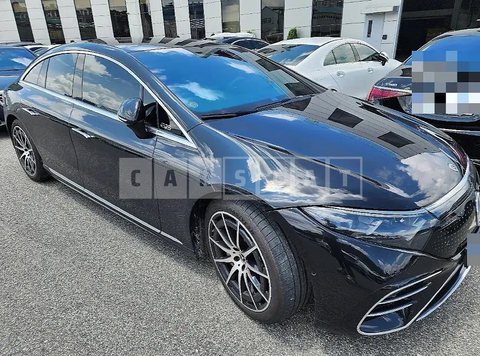 Photo 2 of 18: 2022 Mercedes-Benz EQS450 +, VIN W1KCG2DB1NA021348 — Korean insurance auction